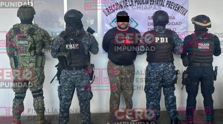 Detienen al presunto líder de los "motonetos" en Chiapas