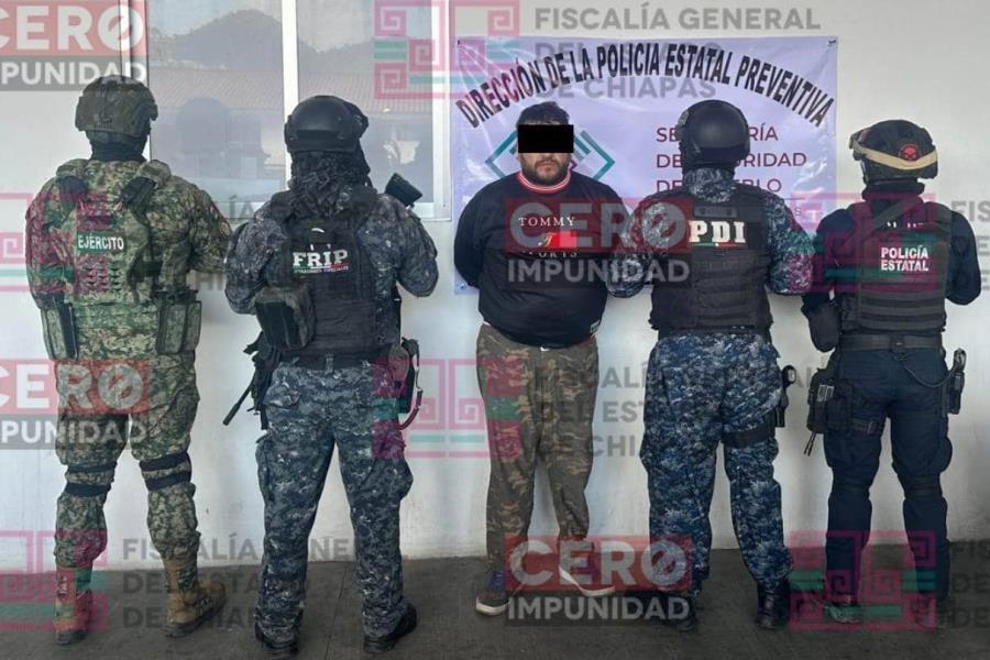 Detienen al presunto líder de los "motonetos" en Chiapas