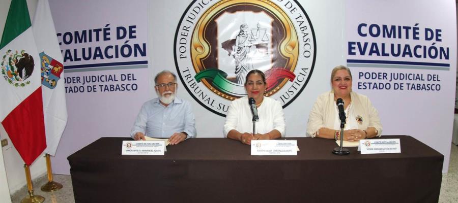 Instalan comité de evaluación del Poder Judicial en Tabasco