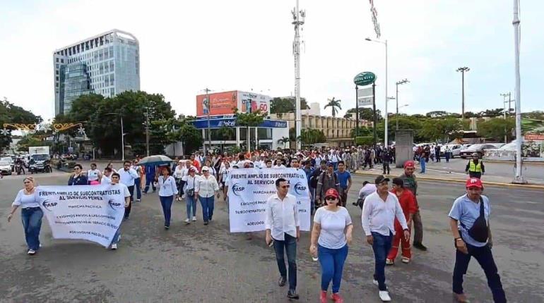 Analizan subcontratistas de Pemex en Tabasco nuevas movilizaciones