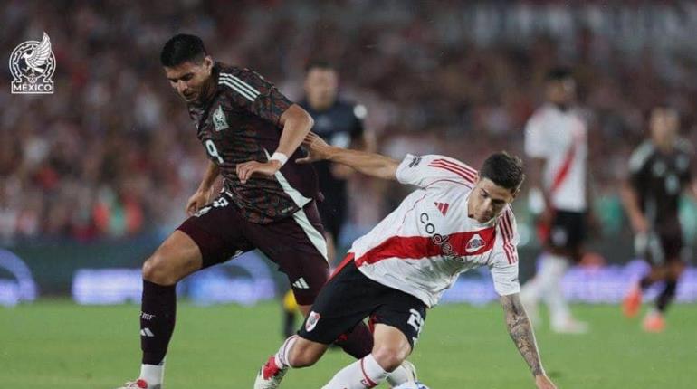 México cae en partido amistoso ante River Plate 2-0 y cierran gira por Sudamérica