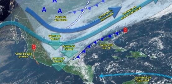 Alerta en Veracruz por paso de frente frío 24