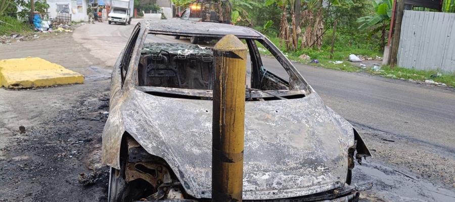 Viven tabasqueños madrugada de incendios y narcomensajes en Centro y Nacajuca