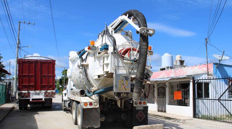 Despliega CEAS equipo de bombeo para atender anegaciones por frente frío 24