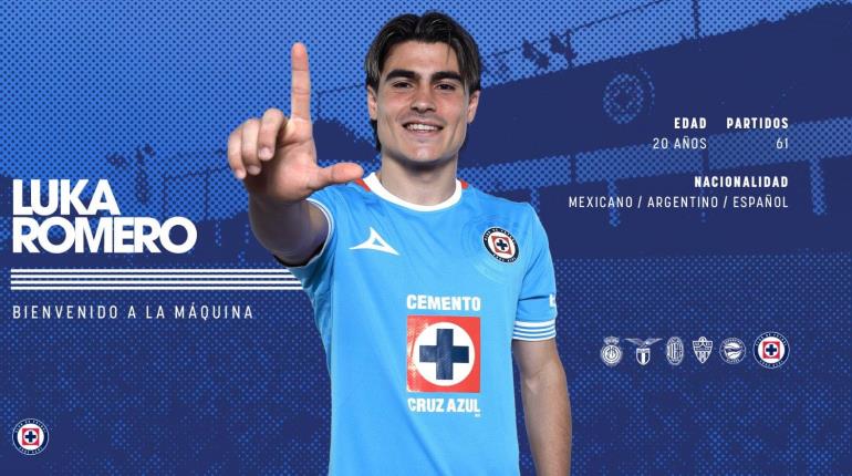 "Vengo a dar lo mejor de mí": Luka Romero en presentación con Cruz Azul