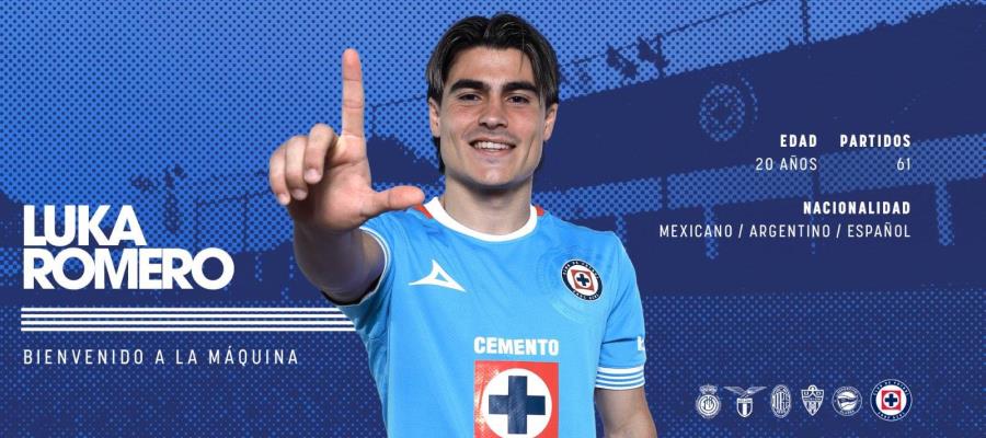 "Vengo a dar lo mejor de mí": Luka Romero en presentación con Cruz Azul