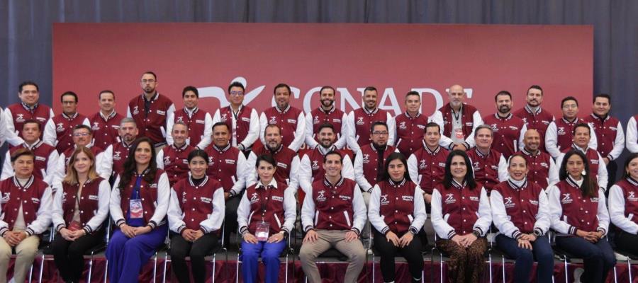 Tabasco se hizo presente en  Reunión Nacional de CONADE y visitan a atleta choca