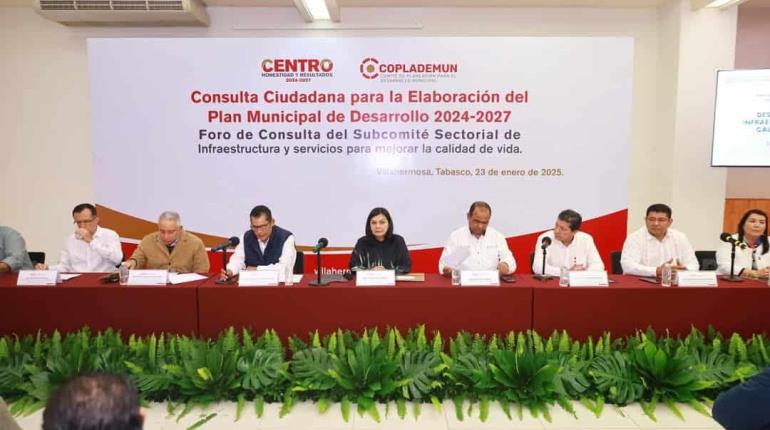 Concluye Centro mesas de trabajo para elaborar el PMD 2024-2027