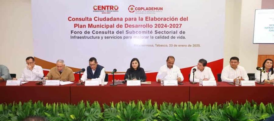 Concluye Centro mesas de trabajo para elaborar el PMD 2024-2027