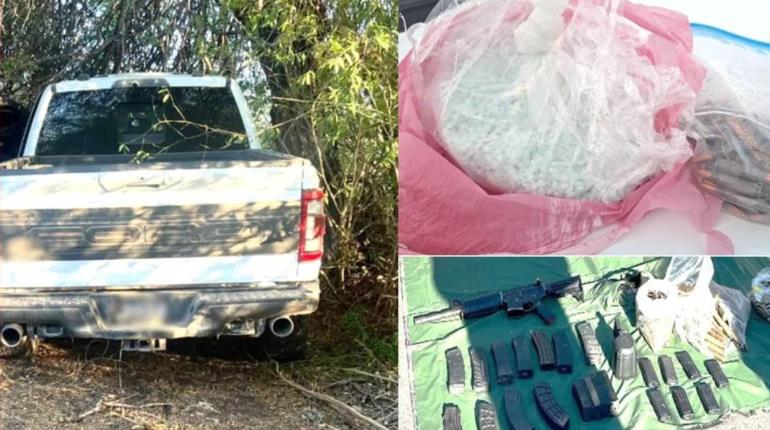 Aseguran 8 mil pastillas de fentanilo ocultas en vehículo blindado en Sinaloa