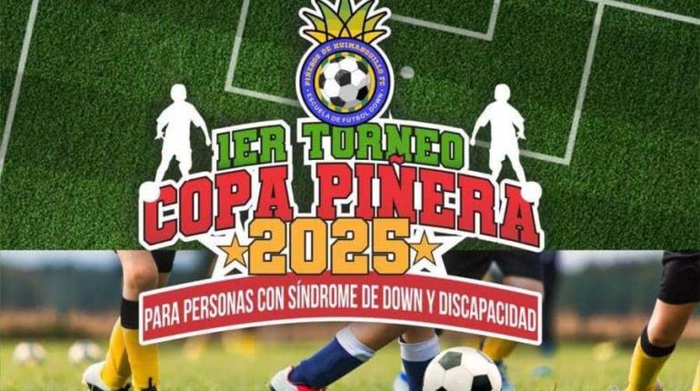 Realizarán 1er Torneo de Futbol Down denominado Copa Piñera