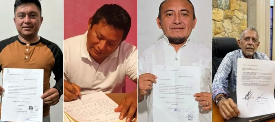 Siete alcaldes de Yucatán renuncian a sus partidos para sumarse a Morena