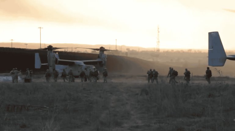 Despliega EE. UU. marines en la frontera con México