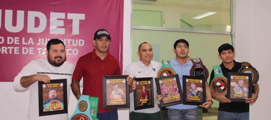 Premian a lo mejor del pugilismo tabasqueño