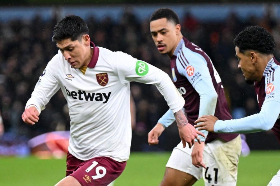 Edson Álvarez da asistencia en empate del West Ham vs Aston Villa