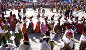 Realizan el primer recorrido de la Danza del Pochó en el marco del Carnaval Tenosique 2025