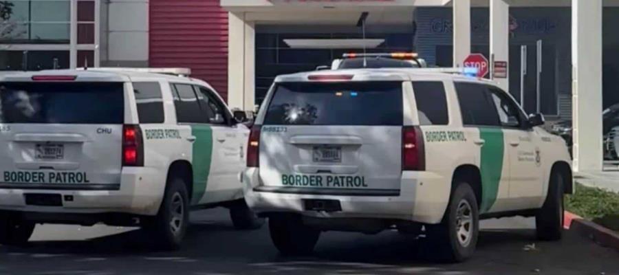 Patrulla fronteriza realiza operativo en Plaza Bonita, California