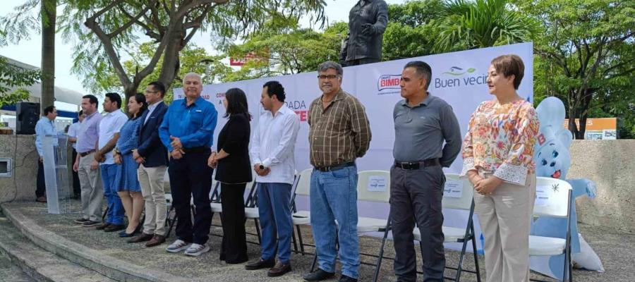 Inauguran parada sustentable con botón de pánico y cámaras en Ruiz Cortines