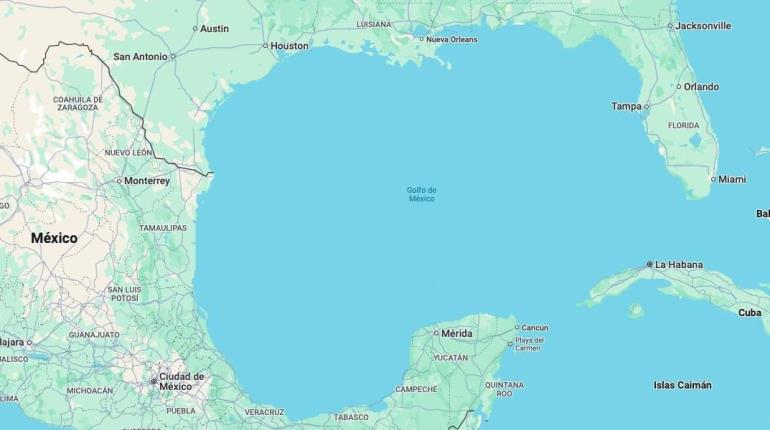 Google cambiará el nombre del Golfo de México en sus mapas en EE. UU.