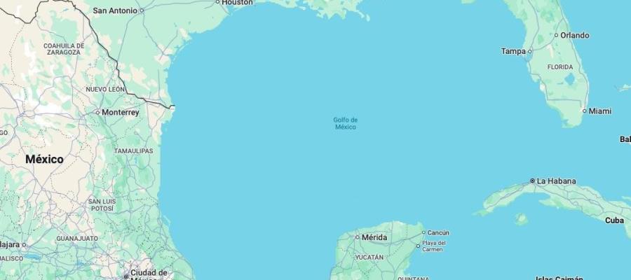 Google cambiará el nombre del Golfo de México en sus mapas en EE. UU.