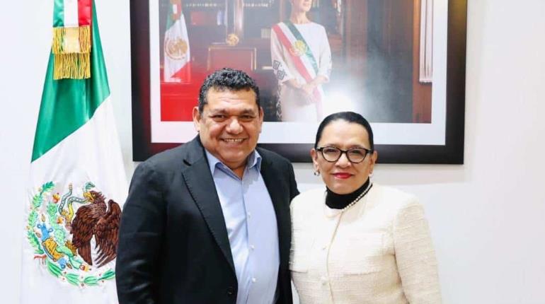 Se reúne Javier May y Rosa Icela Rodríguez en CDMX