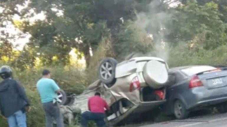 4 heridos deja accidente en la Villahermosa-Teapa