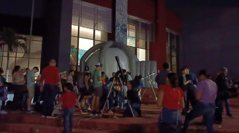 Inauguran las Noches Astronómicas en el Planetario Tabasco 2000