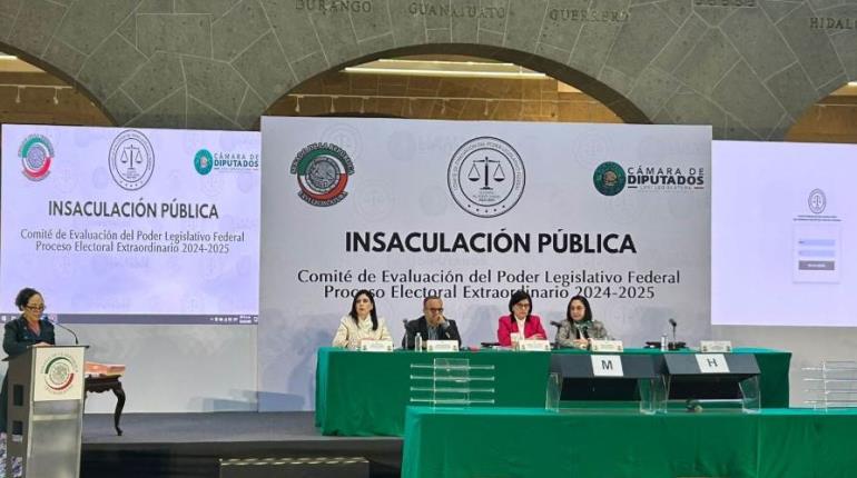Finaliza insaculación de jueces de Comité del Poder Legislativo, tras corregir errores