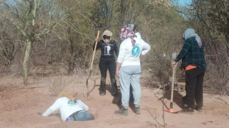 Localizan madres buscadoras 53 osamentas en fosas clandestinas en Sonora