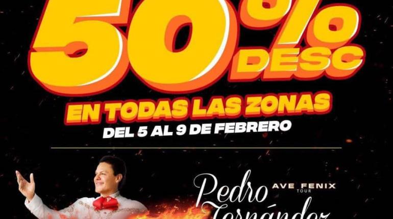 Ha-Ash al 30% de descuento y Pedro Fernández al 50% en Villahermosa