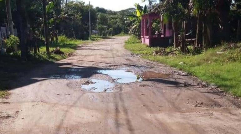 Piden pavimentación de calle en Boquerón, 3ra sección