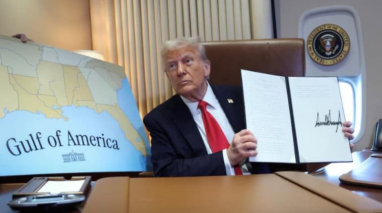 Trump declara el 9 de febrero como el "Día del Golfo de América"