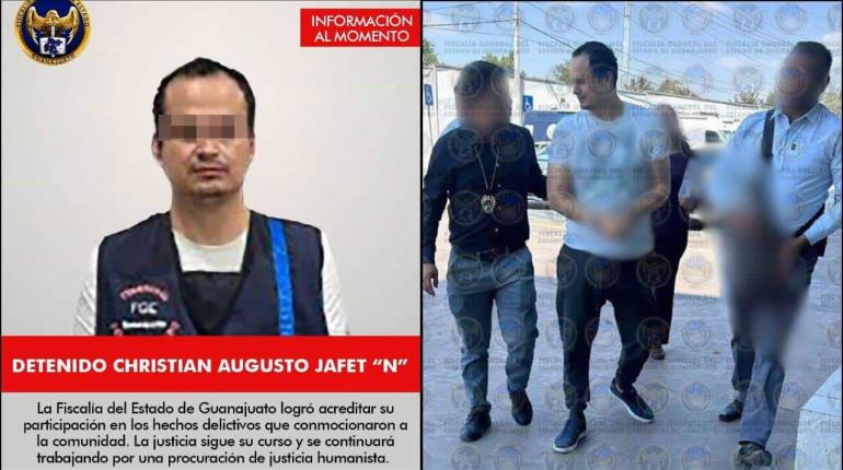 Presunto asesino de Mateo es dado de alta y detenido por la Fiscalía de Guanajuato