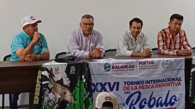 Anuncian el XXVI Torneo Internacional del Robalo en Balancán