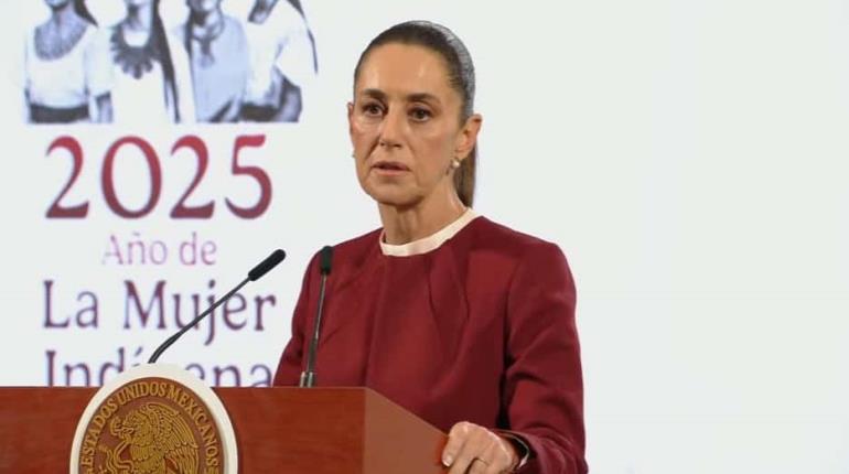 "No nos alarma" afirma Sheinbaum sobre aviones de EE. UU. en la frontera con México