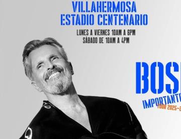 Miguel Bosé en Villahermosa: Aquí el costo de los boletos