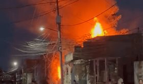 Se incendia carpintería en Guadalupe Borja, Centro