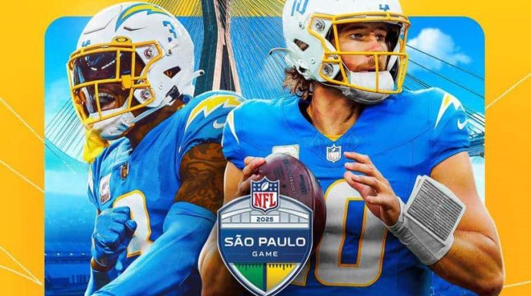 Cargadores de Los Ángeles jugarán en Brasil, en semana 1 de la temporada 2025 de la NFL