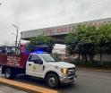 Se registra corto circuito frente a la Biblioteca Pino Suárez