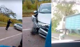 Se registran aparatosos accidentes en Cárdenas, Nacajuca y Jalapa