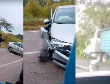 Se registran aparatosos accidentes en Cárdenas, Nacajuca y Jalapa