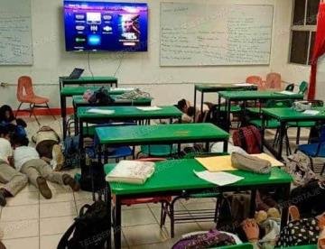 Ante hechos violentos, escuela realiza simulacros de balacera en Villahermosa