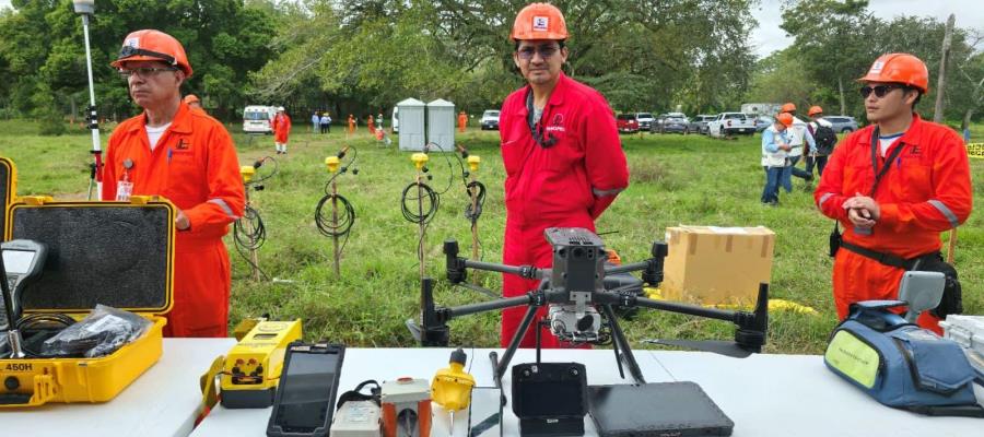 Realiza Pemex demostración de estudios para localizar petróleo en Cárdenas y Huimanguillo