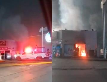 Se incendia tienda Circle K en Tamulté, Centro