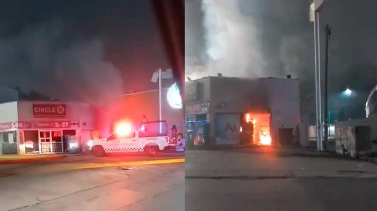 Se incendia tienda Circle K en Tamulté, Centro