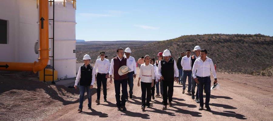 Promete Sheinbaum presa y agua de calidad para Durango