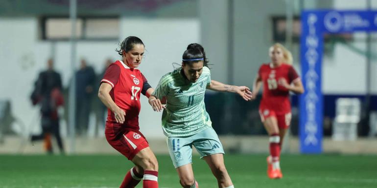 Canadá vence a Selección Mexicana Femenil 2-0 en la Pinatar Cup