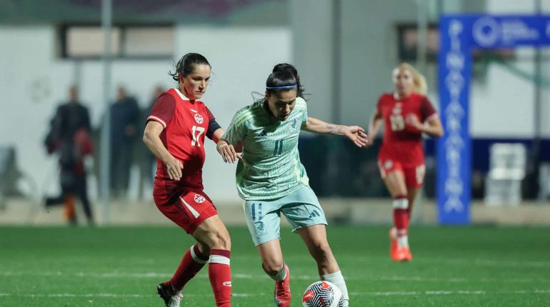 Canadá vence a Selección Mexicana Femenil 2-0 en la Pinatar Cup