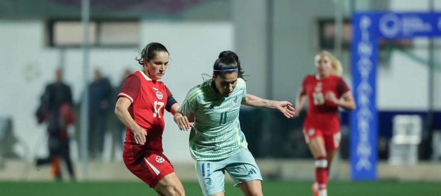 Canadá vence a Selección Mexicana Femenil 2-0 en la Pinatar Cup