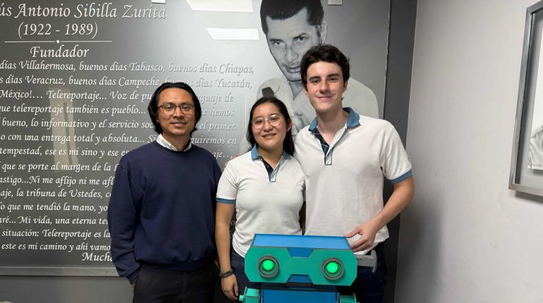 Estudiantes tabasqueños crean LexBoT, robot que ayuda a niños con dislexia